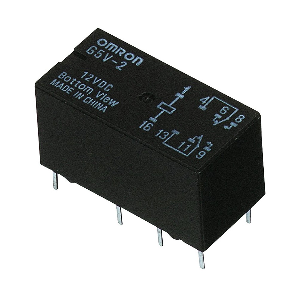 PCB relay Miniature DPDT and Plastic Sealed